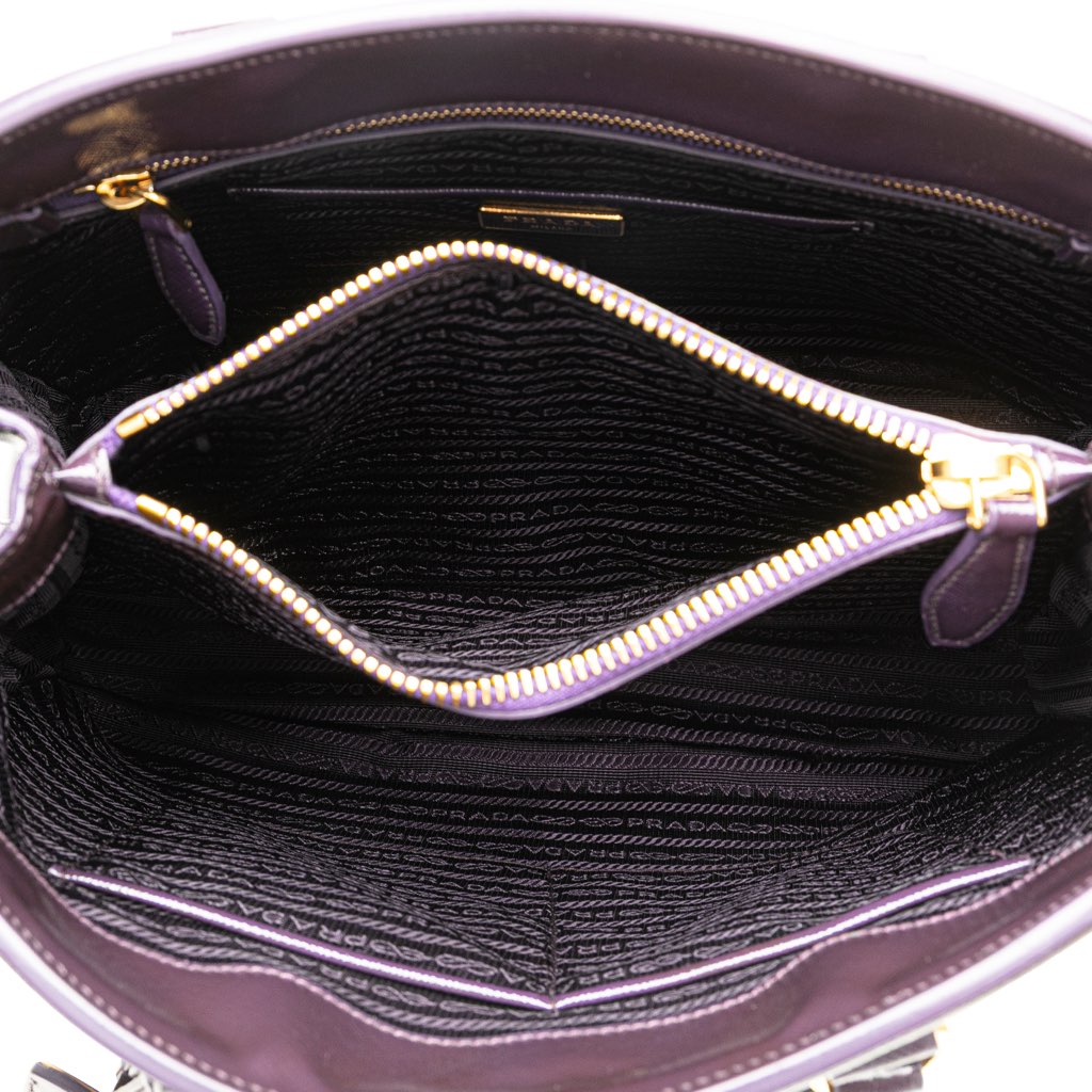 Prada Saffiano Vernice Parabole Tote - 4