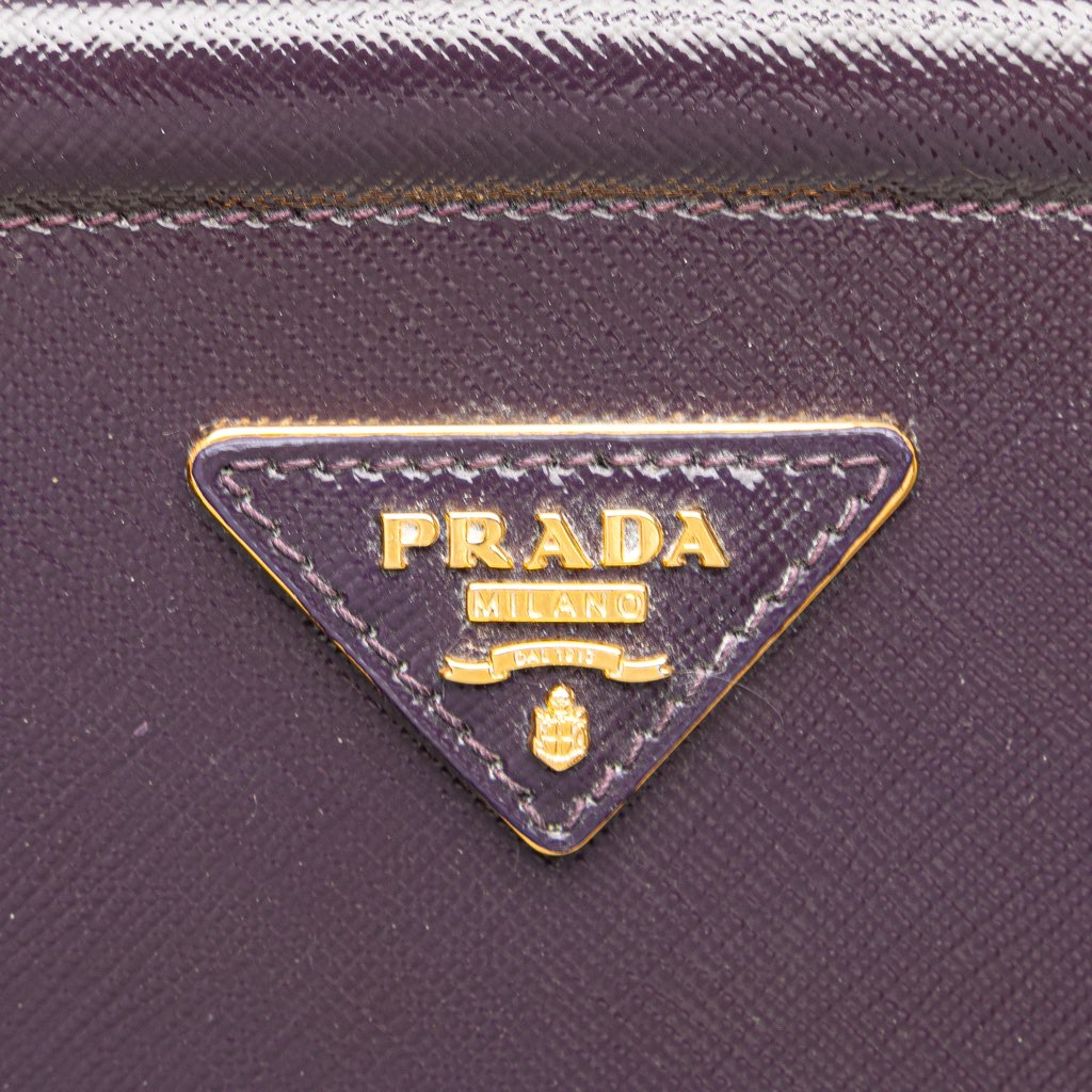 Prada Saffiano Vernice Parabole Tote - 5