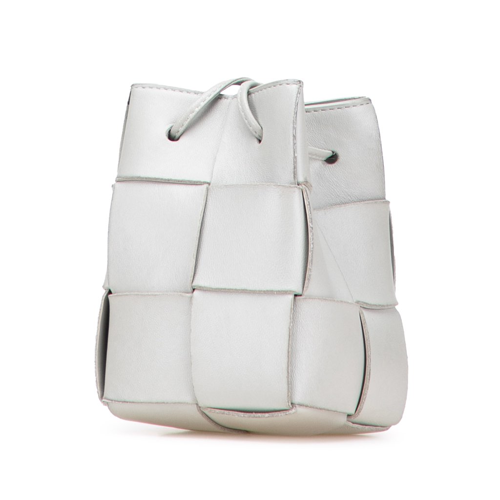 Bottega Veneta Mini Nappa Intrecciato Cassette Bucket - 2