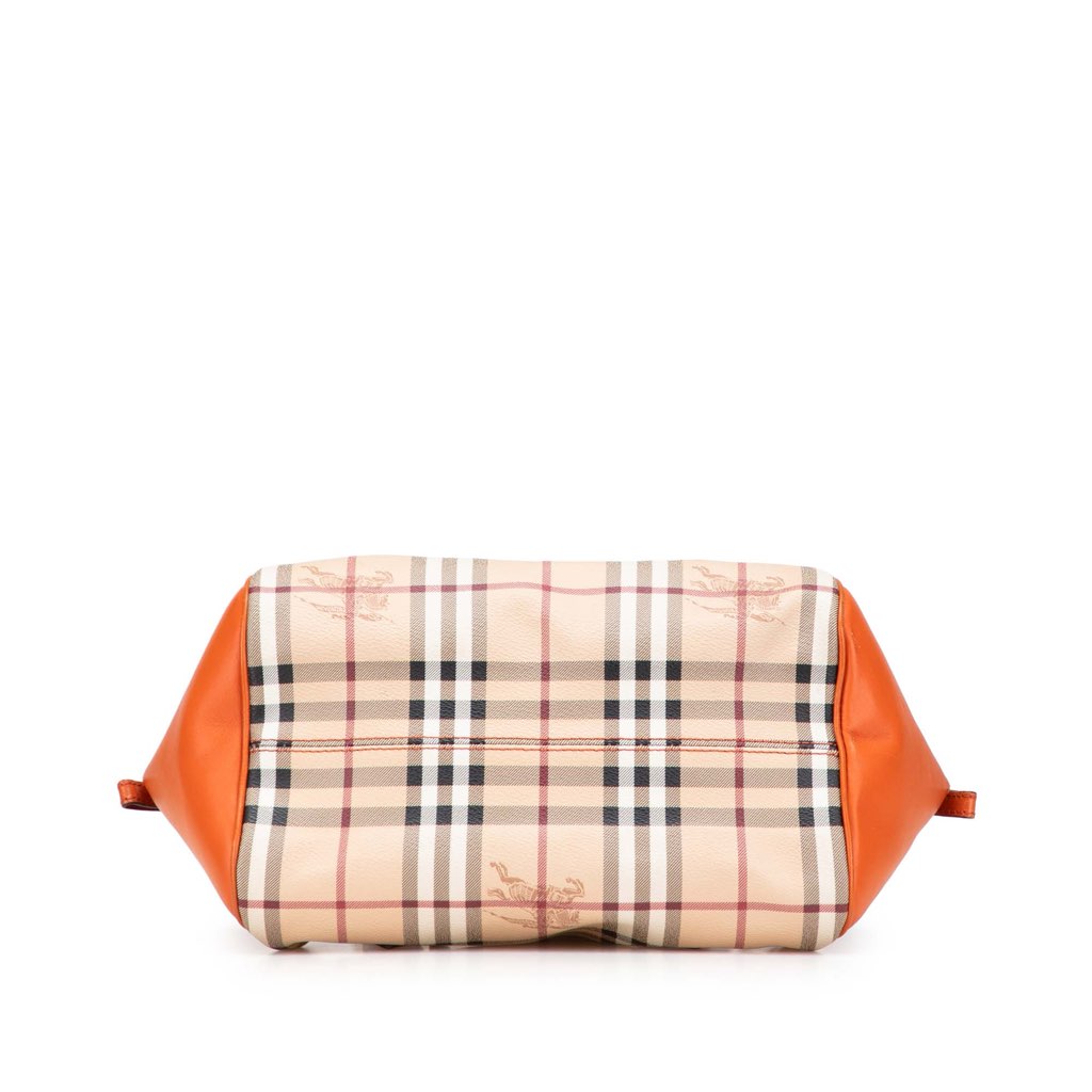 Burberry Small Haymarket Check Coated Canvas Blaze Satchel - Image 6