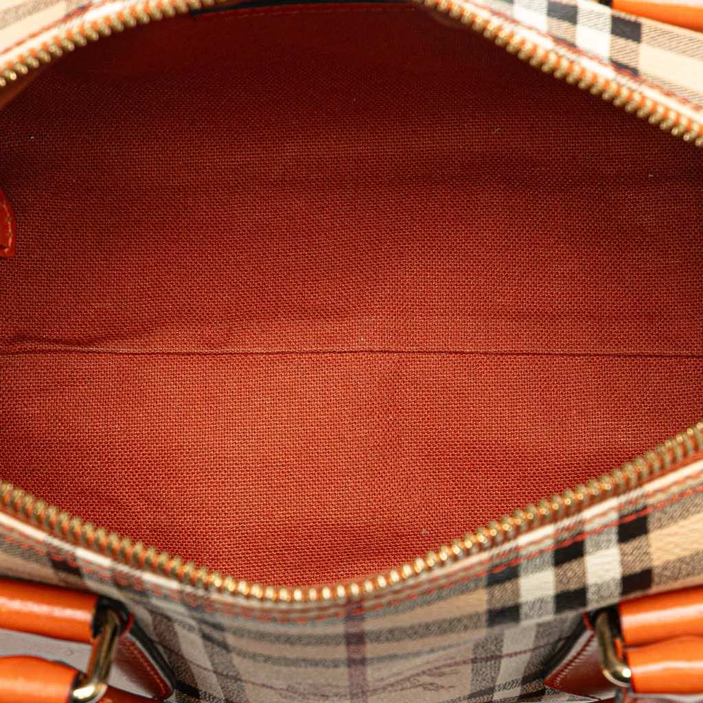 Burberry Small Haymarket Check Coated Canvas Blaze Satchel - 4