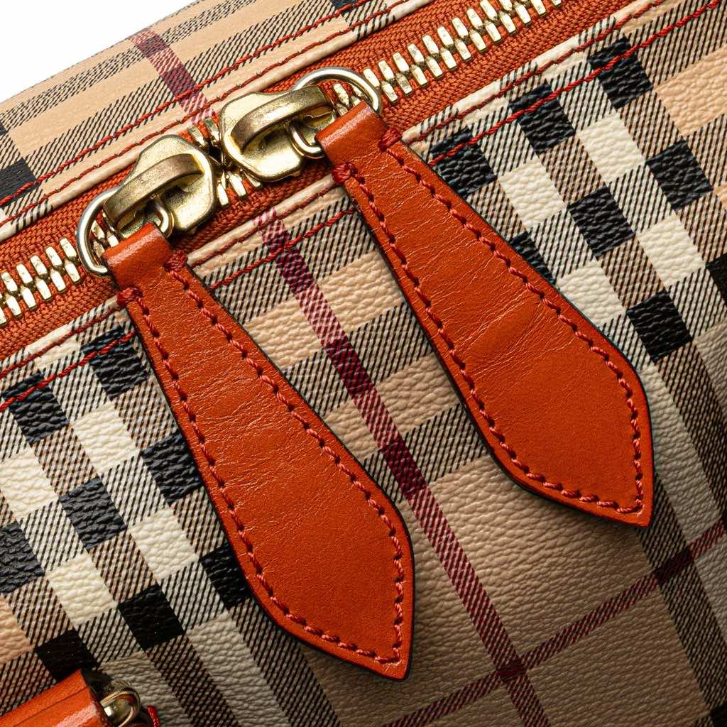 Burberry Small Haymarket Check Coated Canvas Blaze Satchel - Detail 2