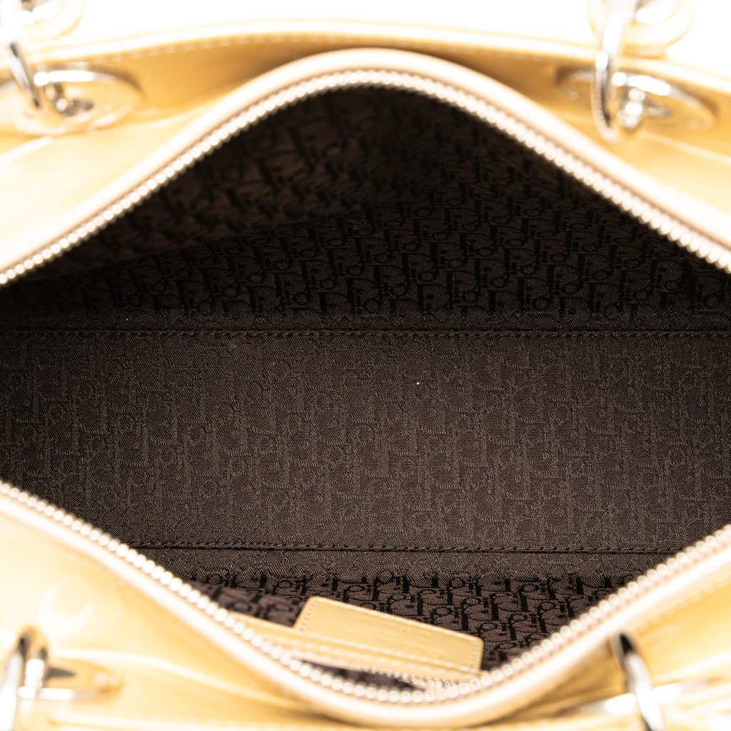 Dior Large Patent Cannage Lady Dior - 4