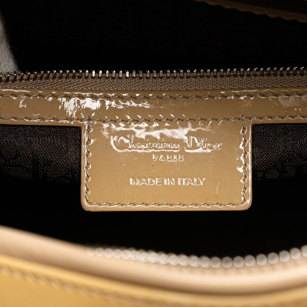 Dior Large Patent Cannage Lady Dior - 5