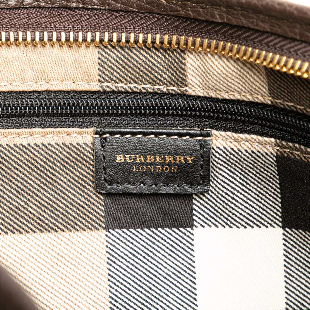 Burberry Leather Shoulder Bag - Side view
