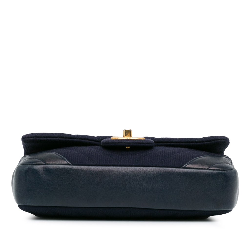 Chanel CC Chevron Jersey Flap - 4