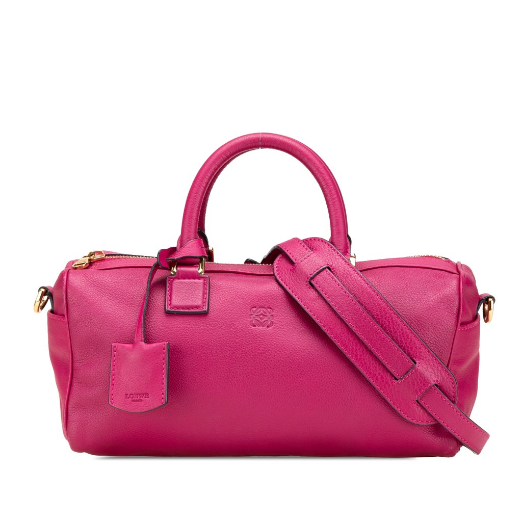 Loewe Anagram Leather Satchel