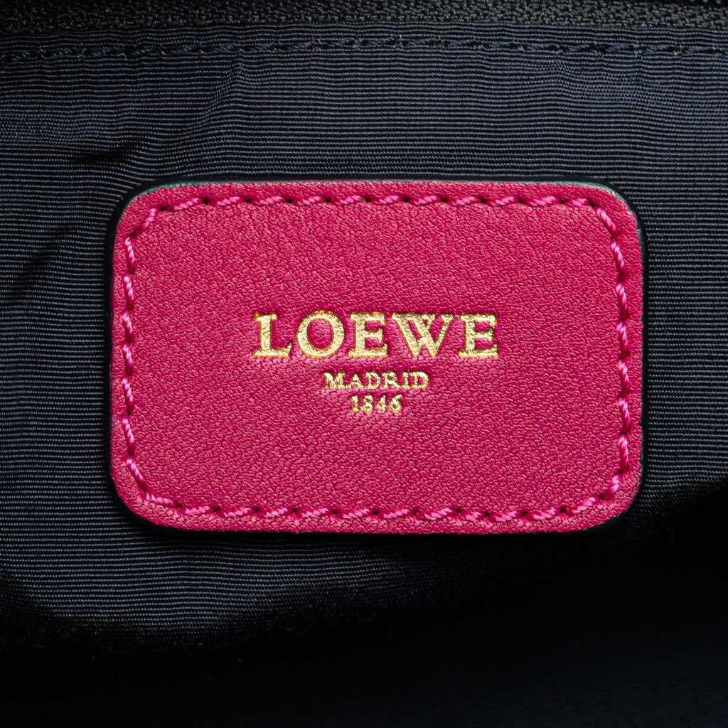 Loewe Anagram Leather Satchel - Side view