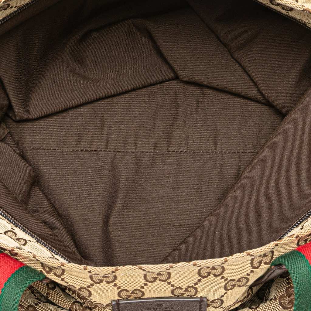 Gucci GG Canvas Web Tote - 4
