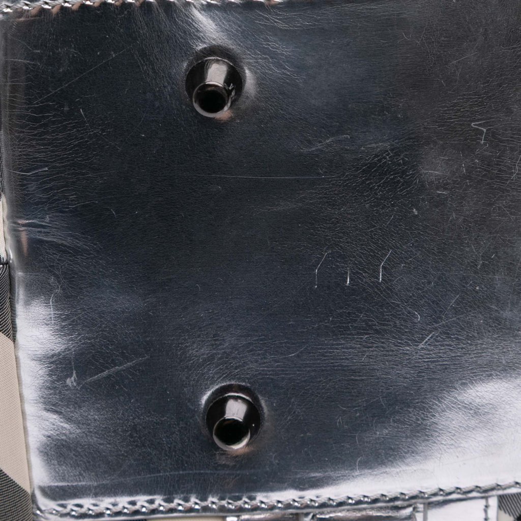 Burberry Medium Beat Check Nylon Victoria Tote - Image 11