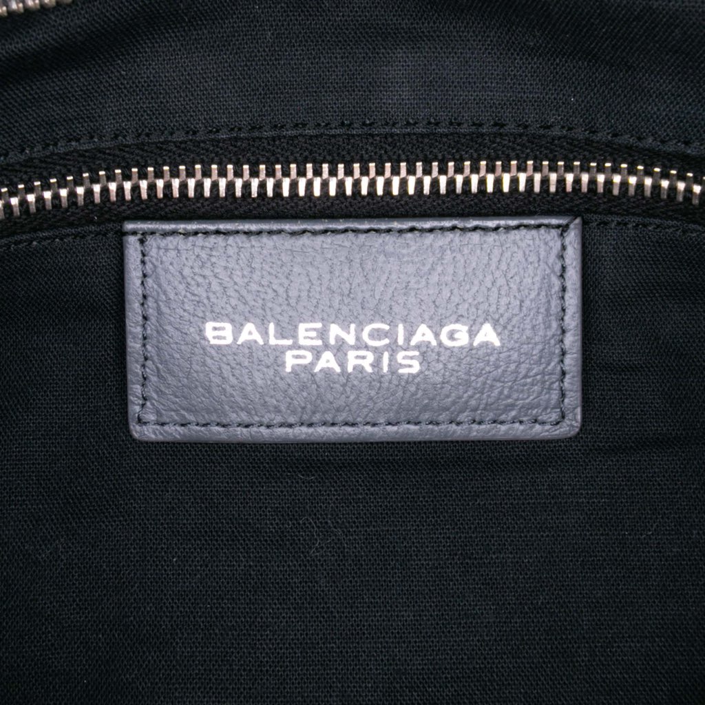 Balenciaga Lambskin Motocross Classic Riva Velo Satchel - Side view