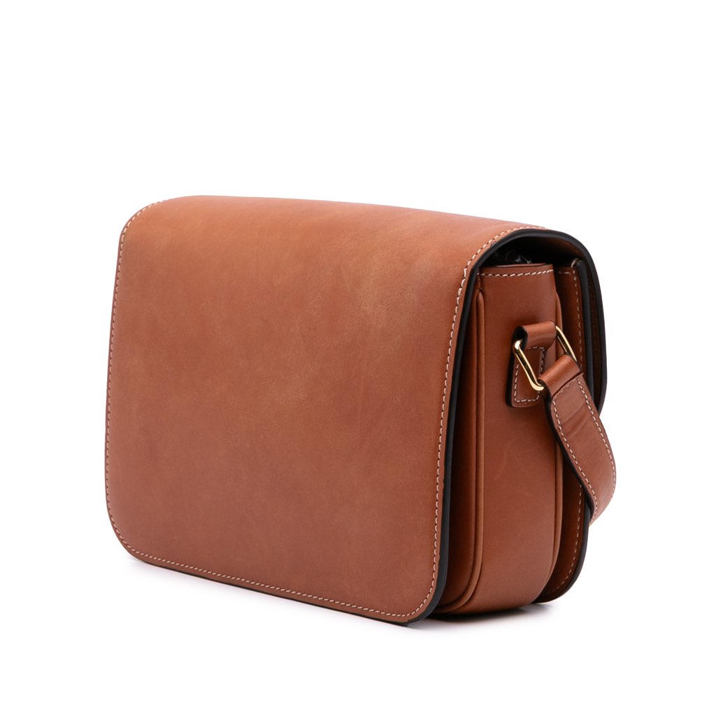 Celine Classique Natural Calfskin Triomphe Crossbody - 2