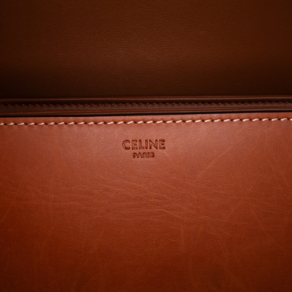 Celine Classique Natural Calfskin Triomphe Crossbody - 5