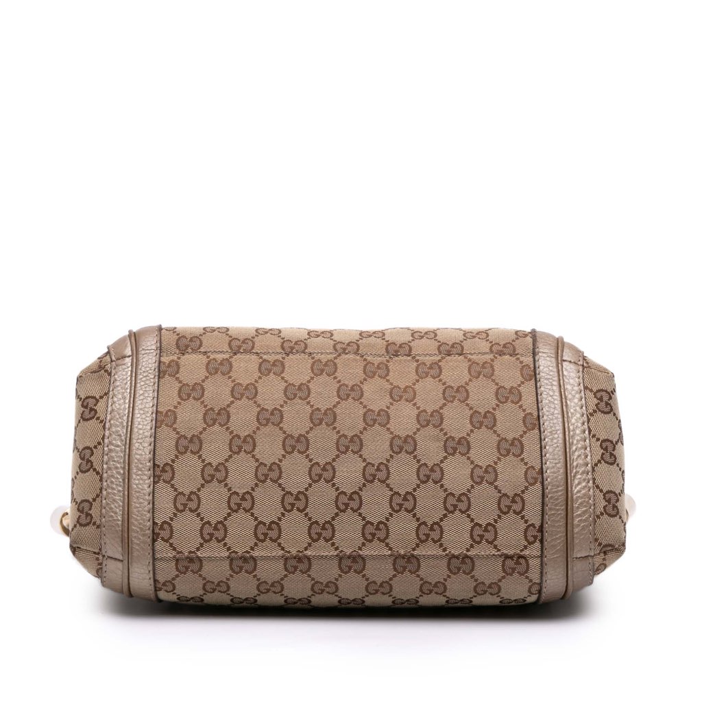 Gucci GG Canvas Bella Flap Satchel - Image 6