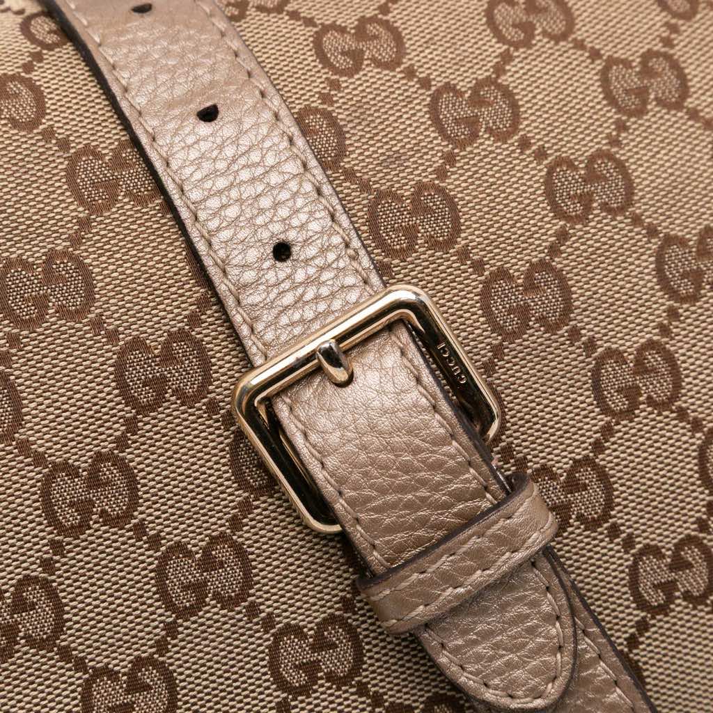 Gucci GG Canvas Bella Flap Satchel - Image 10