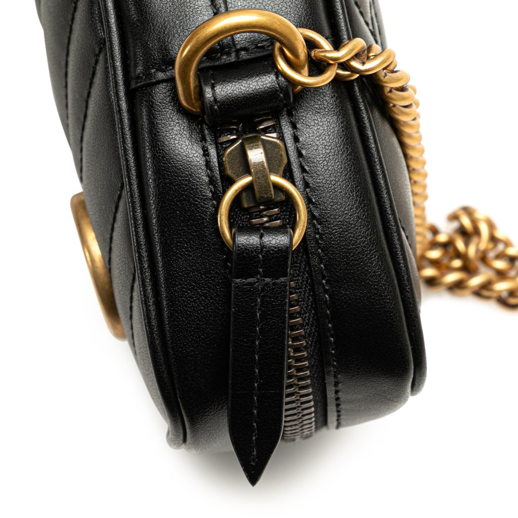 Gucci Mini GG Marmont Matelasse Leather Crossbody - Image 10