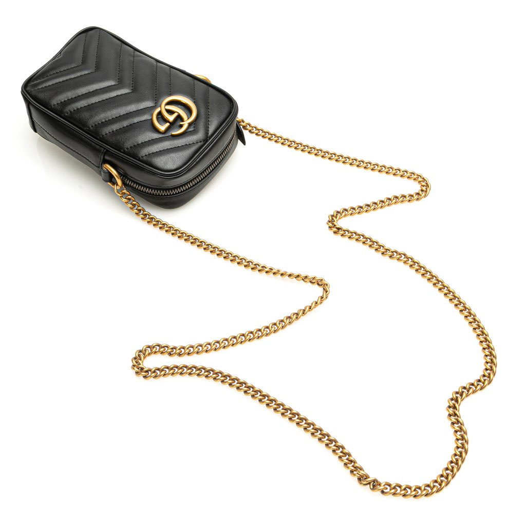 Gucci Mini GG Marmont Matelasse Leather Crossbody - Image 12