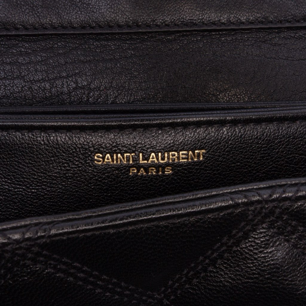 Saint Laurent Small Quilted Lambskin Becky Chain Shoulder Bag - 5