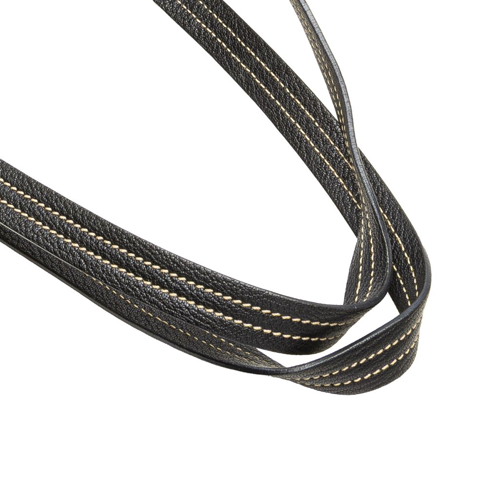 Prada Vitello Trimmed Canvas Canapa Tote - Image 13