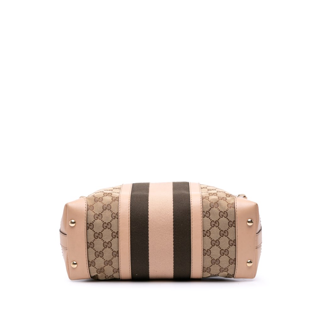 Gucci Medium GG Canvas Web Shoulder Bag - 3