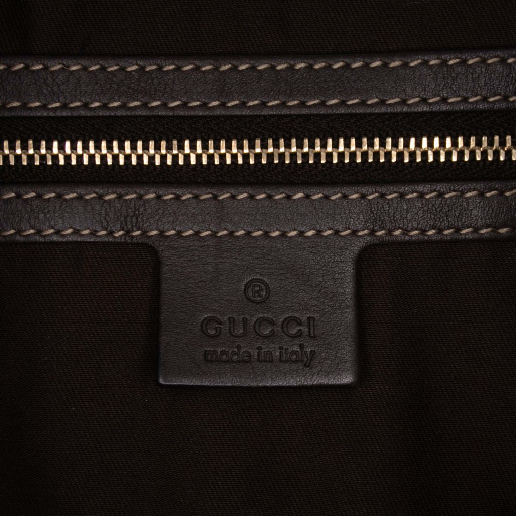 Gucci Medium GG Canvas Bamboo Indy Hobo - 5