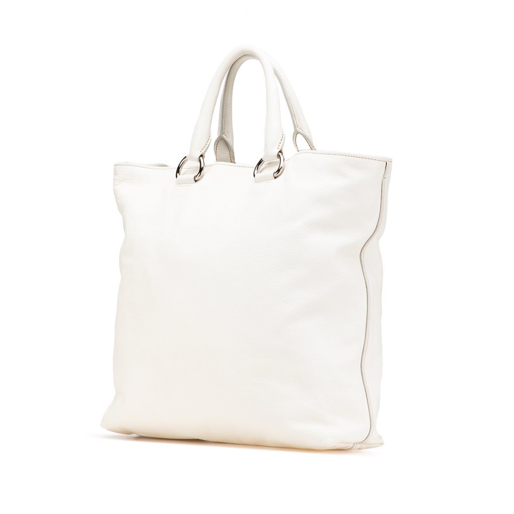 Prada Vitello Daino Open Convertible Tote - 2