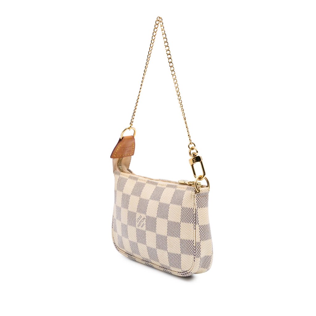 Louis Vuitton Damier Azur Mini Pochette Accessoires - Back view