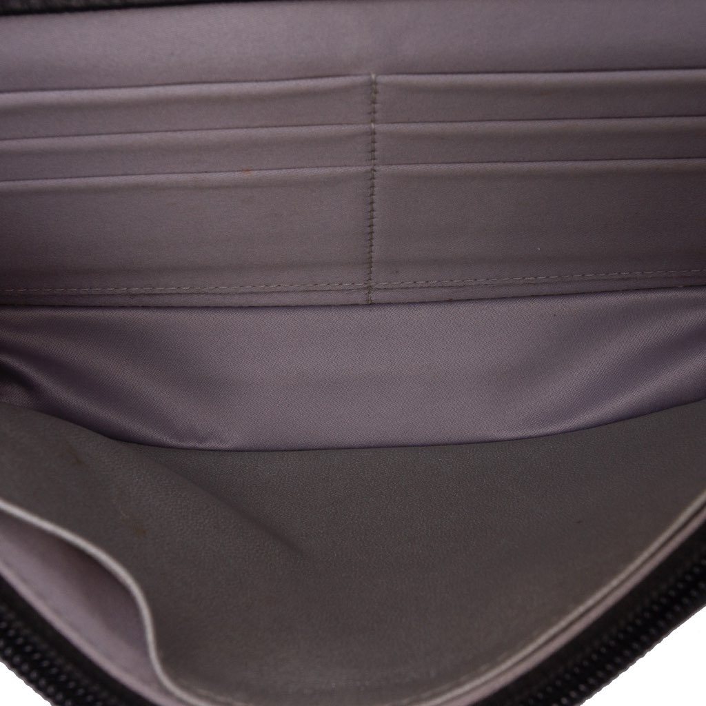 Chanel Lambskin Camellia Embossed Wallet On Chain - 4