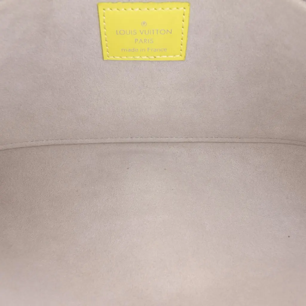 Louis Vuitton Epi Tricolor Pochette Felicie Yellow Leather Very good - Model View