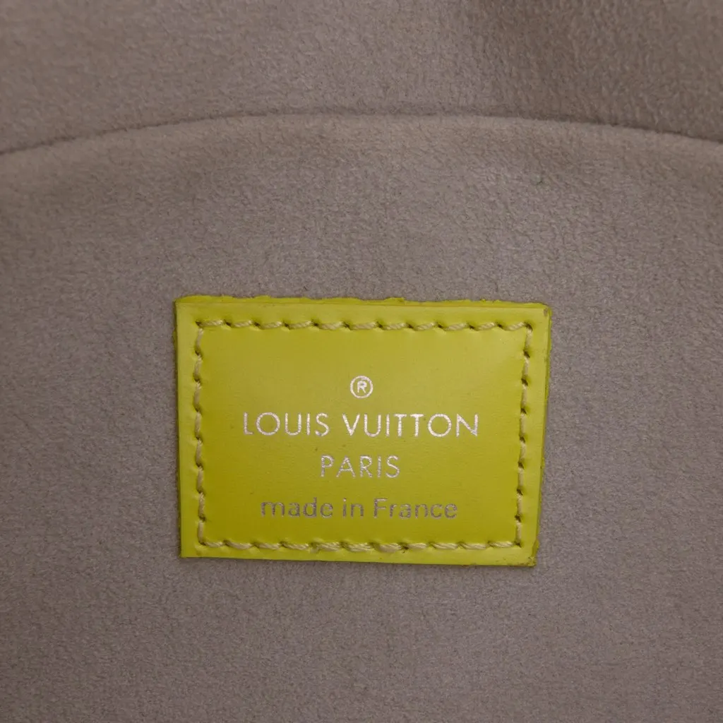 Louis Vuitton Epi Tricolor Pochette Felicie Yellow Leather Very good - Box View