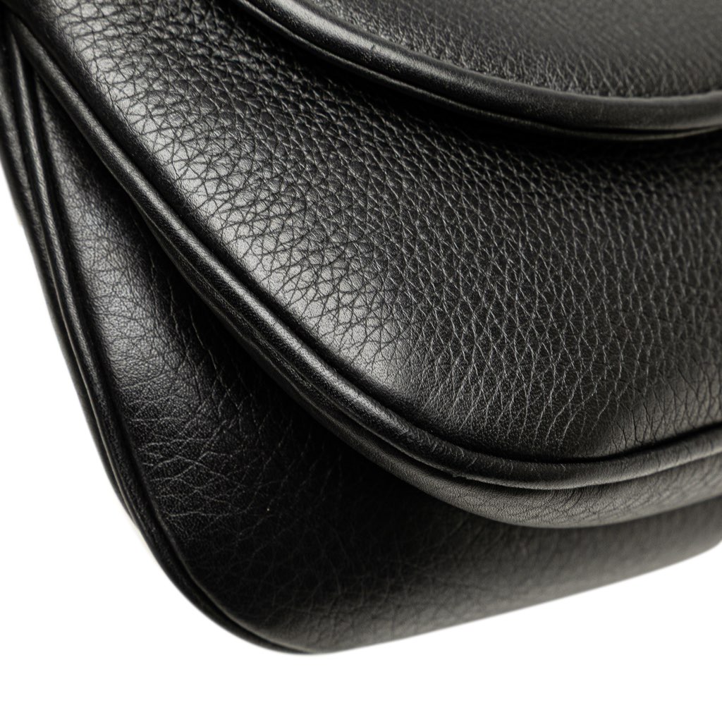 Gucci Medium Leather 1973 Chain Shoulder Bag - Image 11