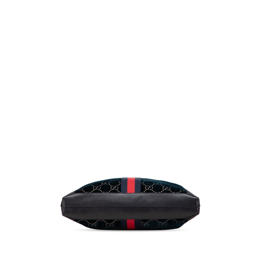 Gucci Large GG Velvet Web Ophidia Tote - Image 6