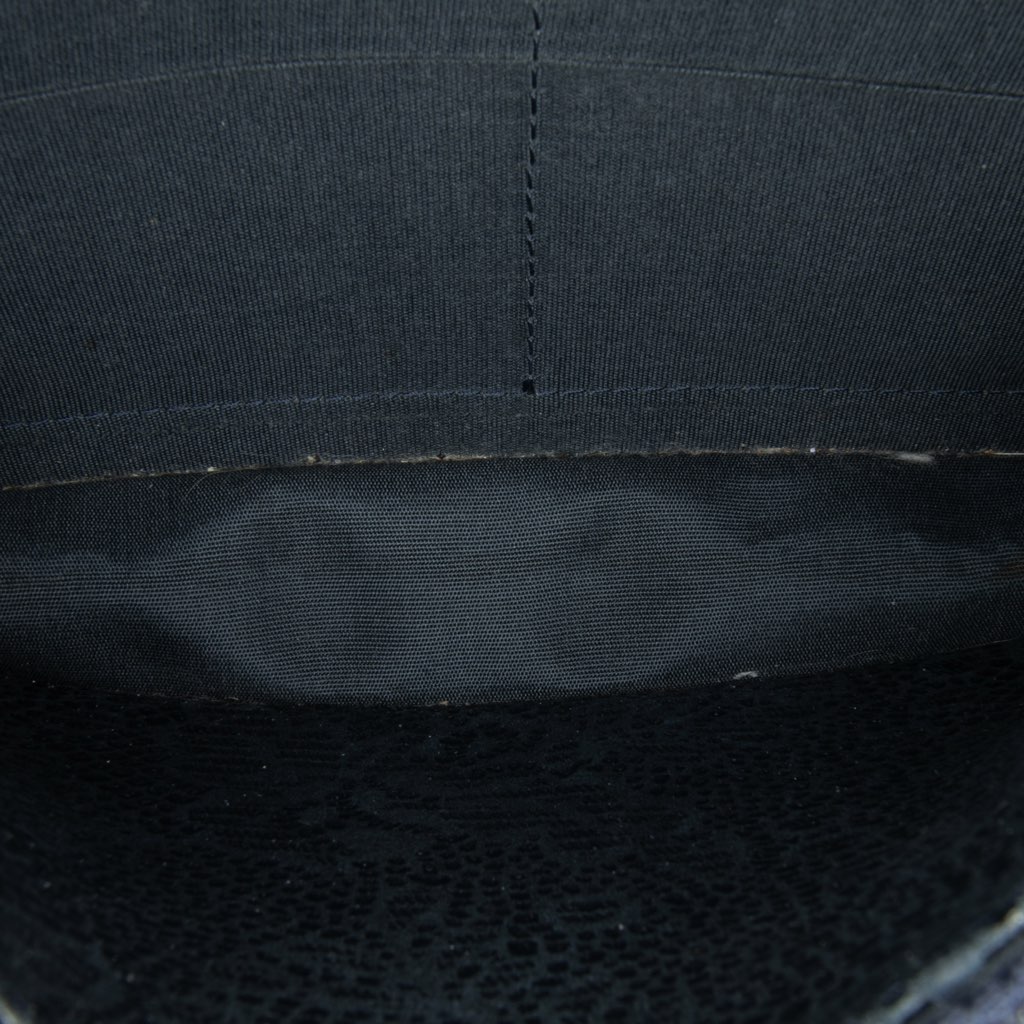 Chanel Lace Overlay Goatskin Wallet On Chain - 4