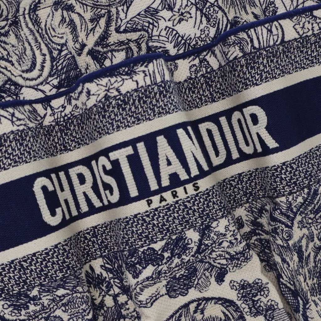 Dior Canvas Embroidered Toile De Jouy Catherine Tote - 5