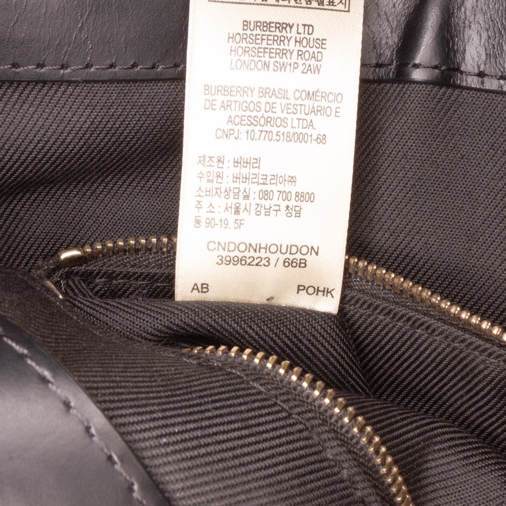 Burberry Smoke Check Coated Canvas Crossbody - Side view