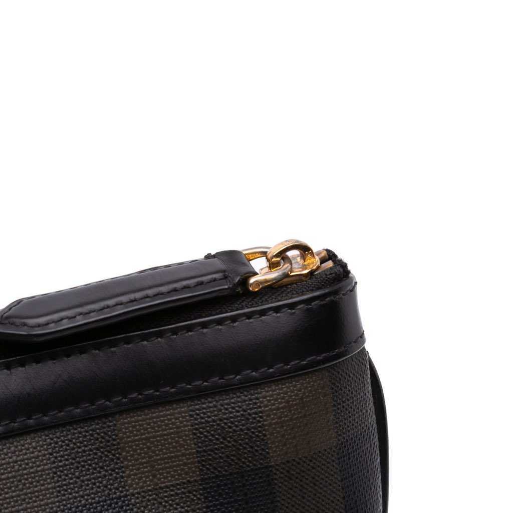 Burberry Smoke Check Coated Canvas Crossbody - Detail 2