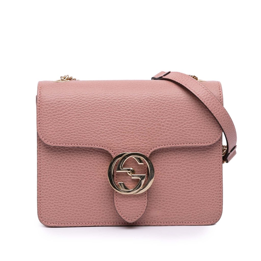 Gucci Small Dollar Calfskin Interlocking G Crossbody