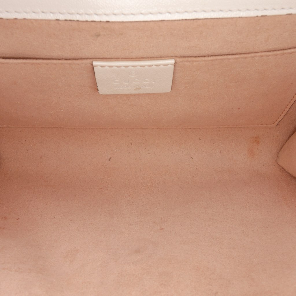 Gucci Small Leather Rajah Web Chain Satchel - 4