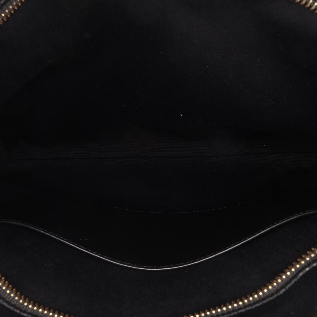 Saint Laurent Medium Chevron Grain De Poudre Tribeca Shopping Tote - 5