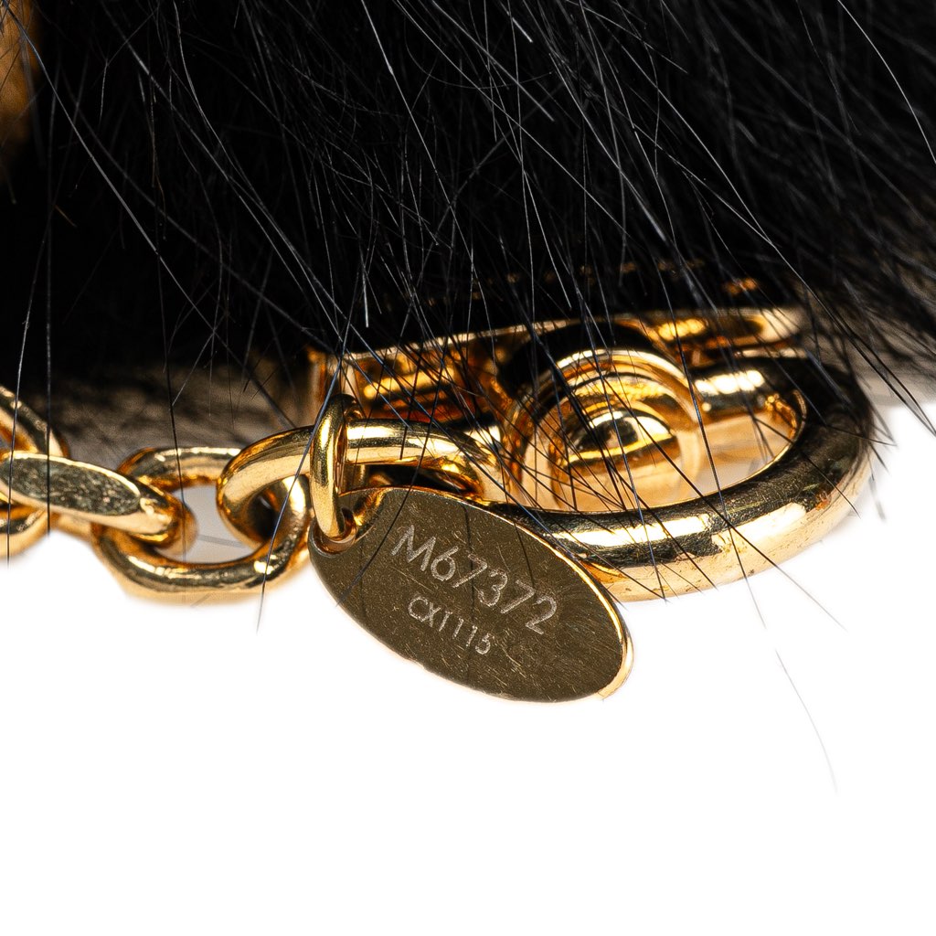 Louis Vuitton Fox Fur Fuzzy Bubble Bag Charm - 4