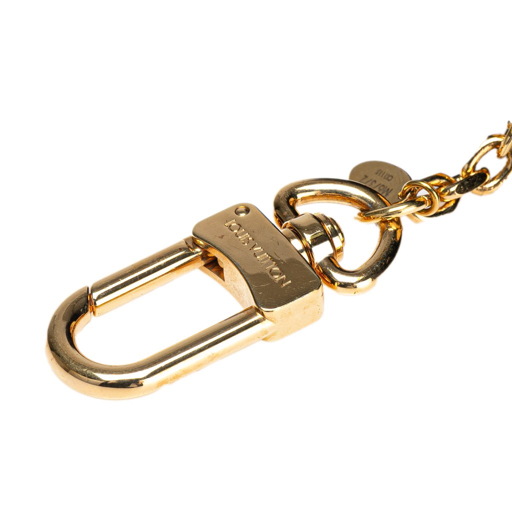 Louis Vuitton Fox Fur Fuzzy Bubble Bag Charm - Side view