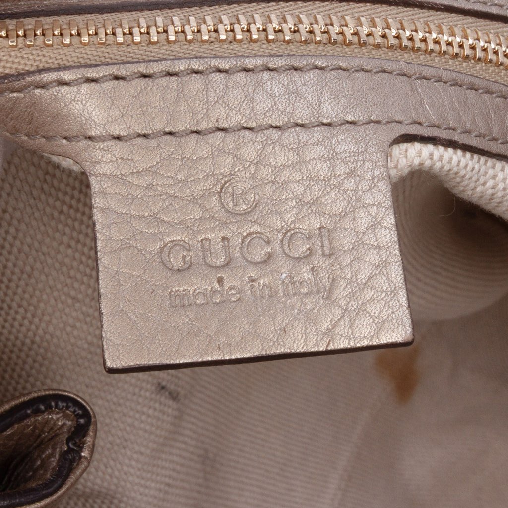 Gucci Medium Leather Soho Chain Tote - 5