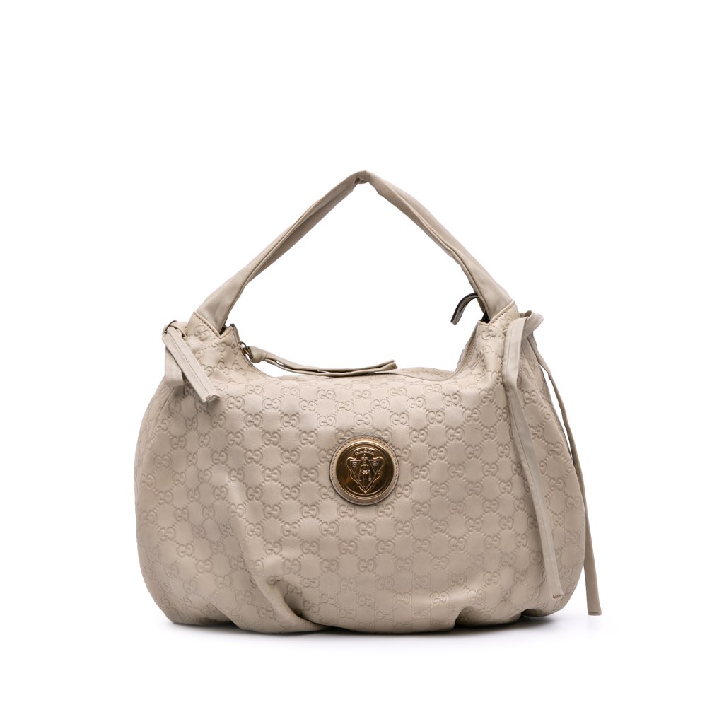 Gucci Guccissima Hysteria Crest Hobo