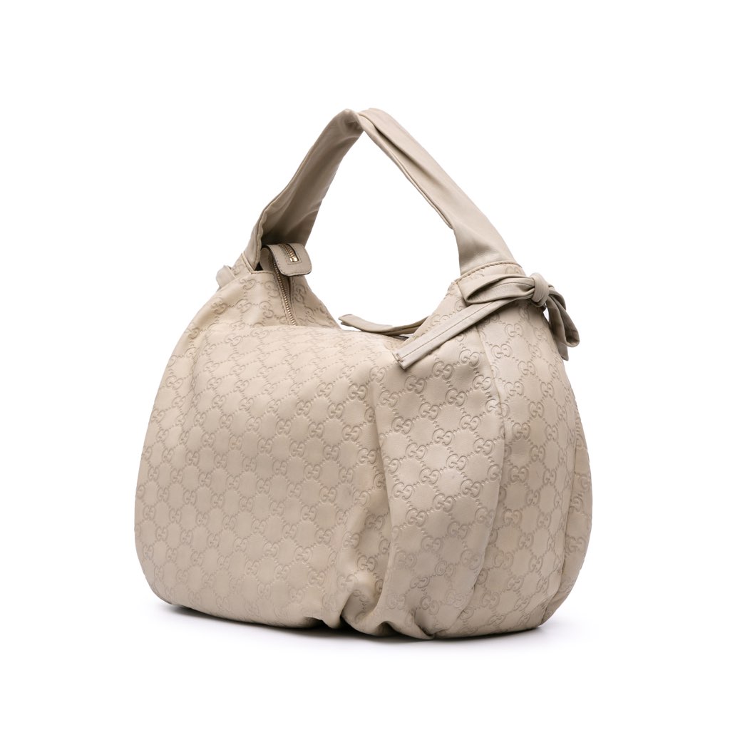 Gucci Guccissima Hysteria Crest Hobo - Back view