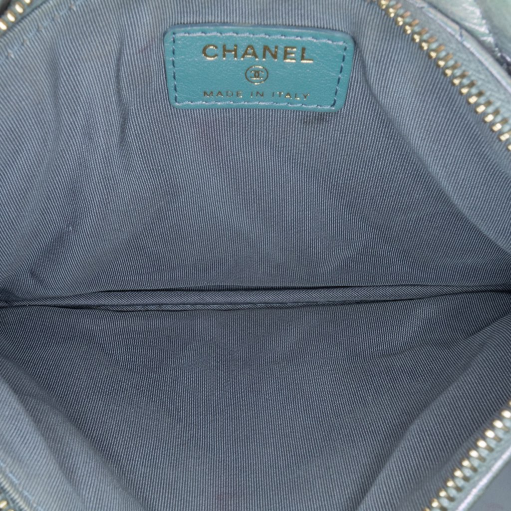 Chanel Iridescent Crumpled Calfskin Trio Cosmetic Case - 5