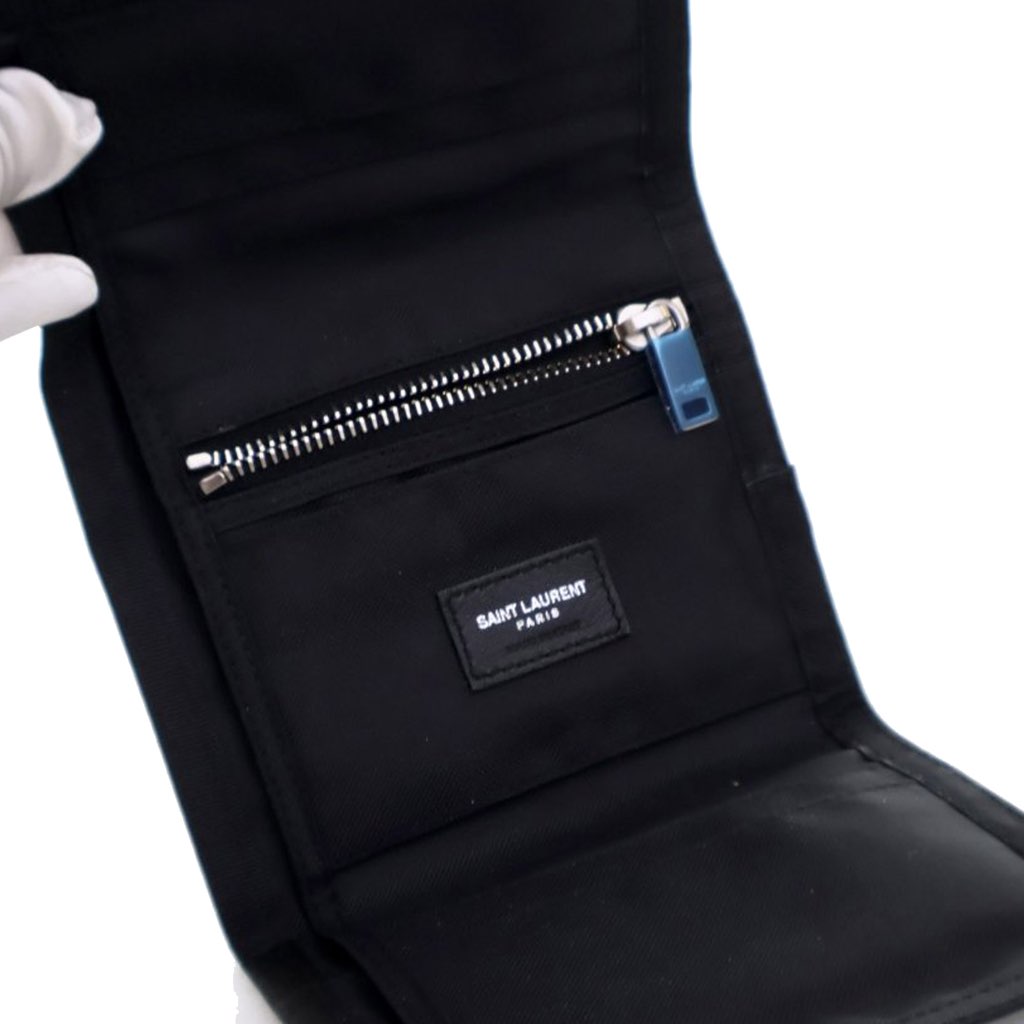 Saint Laurent Tiny Nylon Constellation Print Wallet - 4