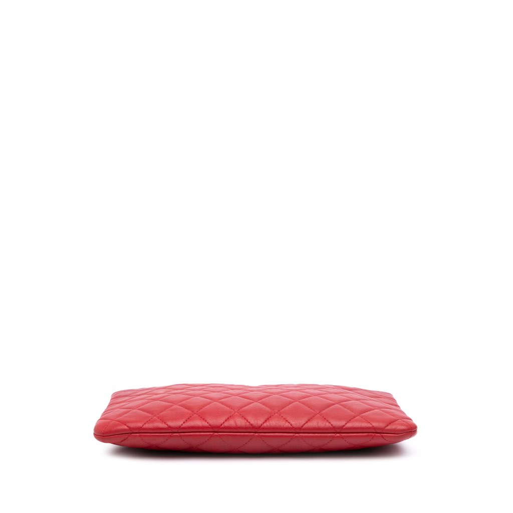Chanel Medium Quilted Lambskin Casino Charms O Case Clutch - 3