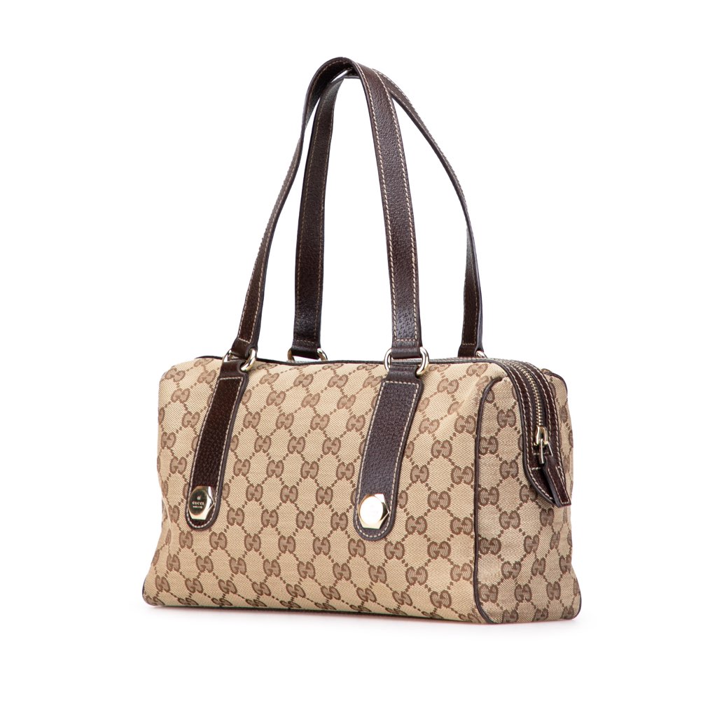 Gucci GG Canvas Charmy Boston - 2