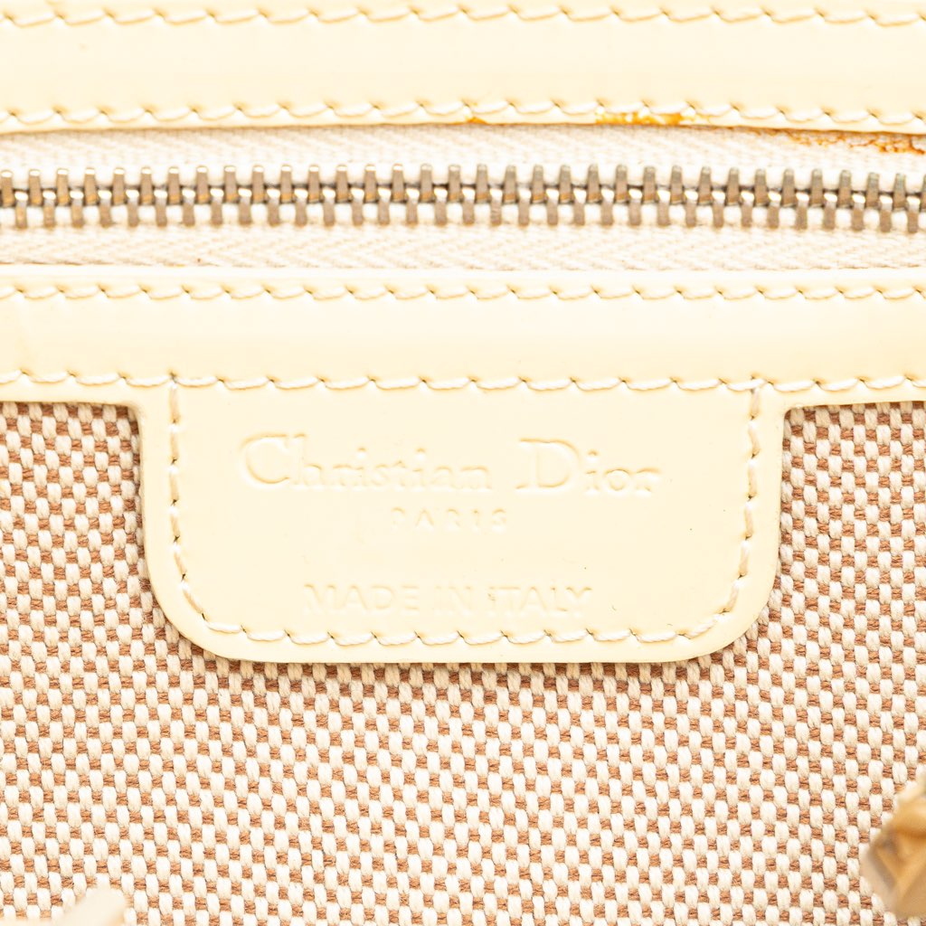 Dior Oblique Patent Boston Bag - 5