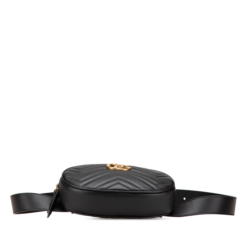 Gucci GG Marmont Matelasse Leather Belt Bag - 3